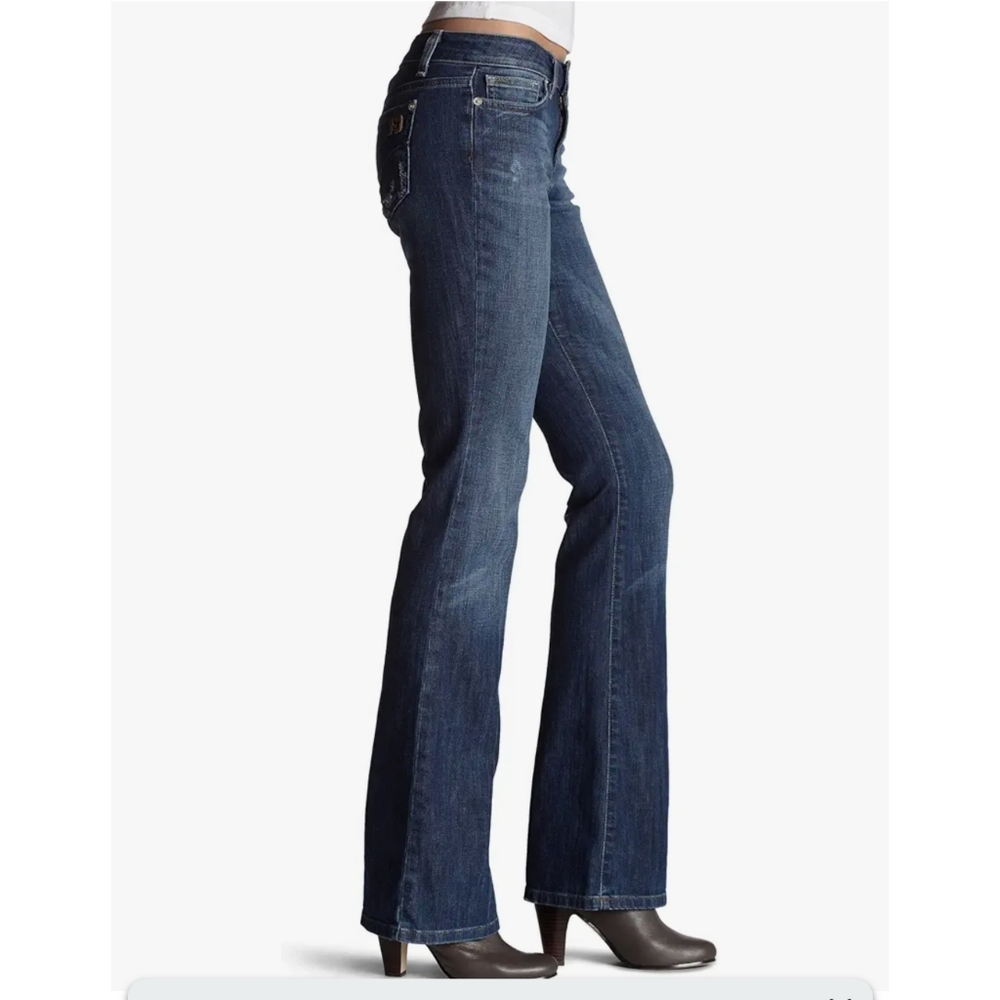 Joe's Jeans $198 Muse Bootcut Women's 29 Jolie Dark Wash Distressed Faded Retro